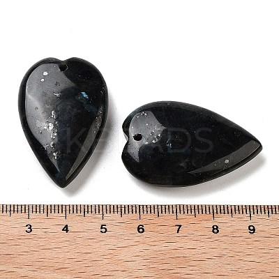 Natural Larvikite Pendants G-D087-02G-1