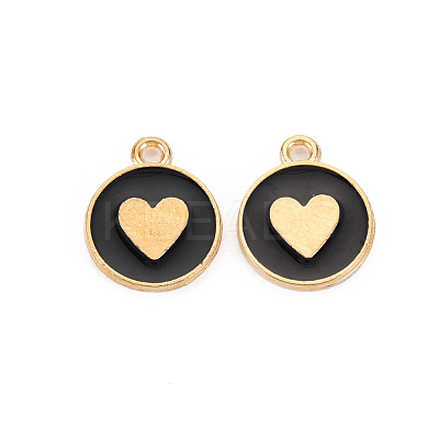 Alloy Enamel Pendants ENAM-S121-181B-1
