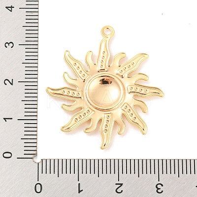Rack Plating Brass Pendants KK-M261-08G-1