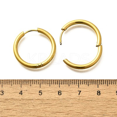 304 Stainless Steel Hoop Earrings for Women EJEW-M068-15C-G-1