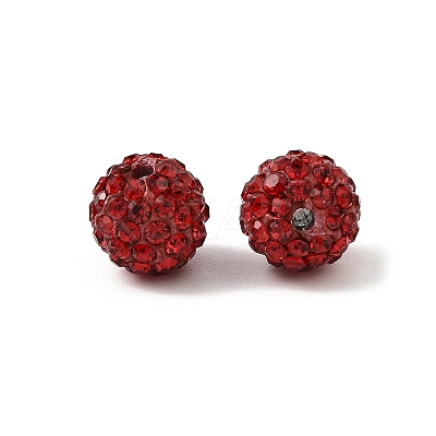 Polymer Clay Rhinestone Beads RB-N006-41-1
