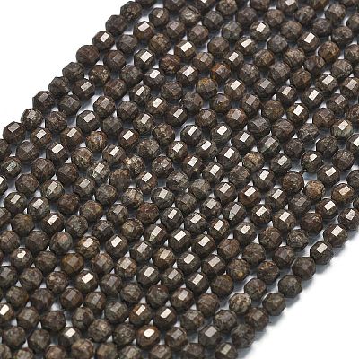 Natural Red Snowflake Obsidian Beads Strands G-A260-A14-01-1