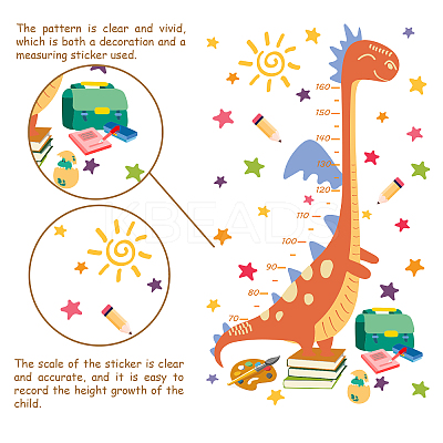 PVC Height Growth Chart Wall Sticker DIY-WH0232-031-1