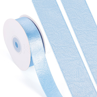 1 Roll Imitation Leather Polyester Ribbon LC-TA0001-02B-1