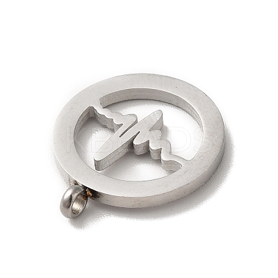 Non-Tarnish 304 Stainless Steel Pendants STAS-M311-08P-1