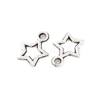 Tibetan Style Alloy Star Charms LS-X-TIBEB-O004-29-1