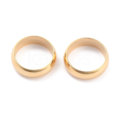 Rack Plating Brass Spacer Beads KK-O139-16G-G-1