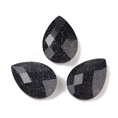 Synthetic Blue Goldstone Cabochons G-C146-05J-1