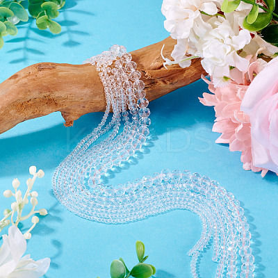 6 Strands 6 Styles Glass Beads Strands EGLA-TA0013-21A-1