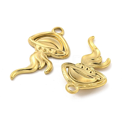 Ion Plating(IP) 304 Stainless Steel Pendant Rhinestone Settings STAS-K253-10G-1