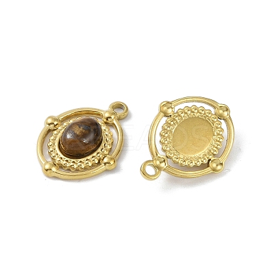 Natural Tiger Eye Pendants STAS-R233-05A-G-1
