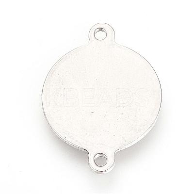Tarnish Resistant 201 Stainless Steel Links connectors STAS-Q207-20-1