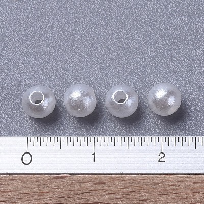Imitated Pearl Acrylic Beads PACR-5D-1-1