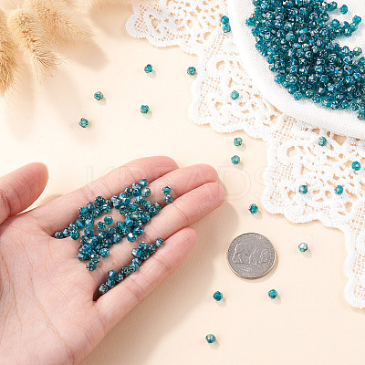 Picasso Baking Paint Glass Seed Beads SEED-TA0001-62F-1