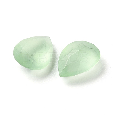 Frosted Glass Rhinestone Cabochons RGLA-G022-02A-238-1