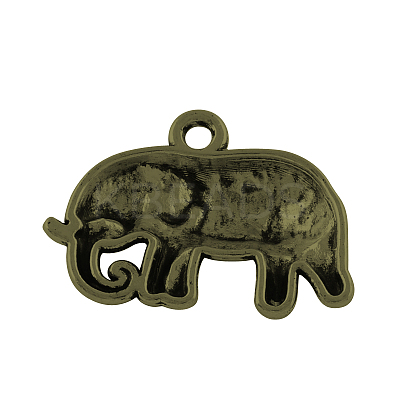 Tibetan Style Alloy Pendants TIBE-Q050-148AB-LF-1