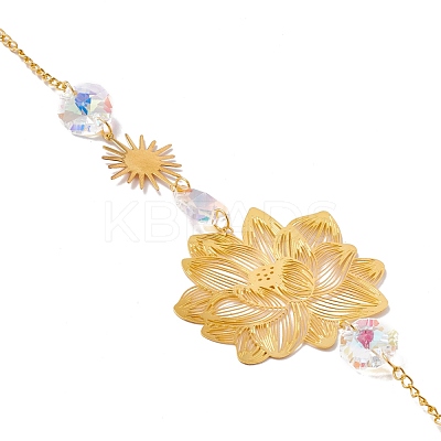 Hanging Suncatcher HJEW-D002-11G-1