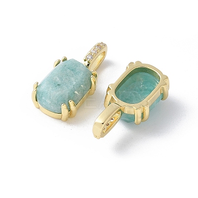 Natural Amazonite Pendants X-KK-F892-31G-01-1