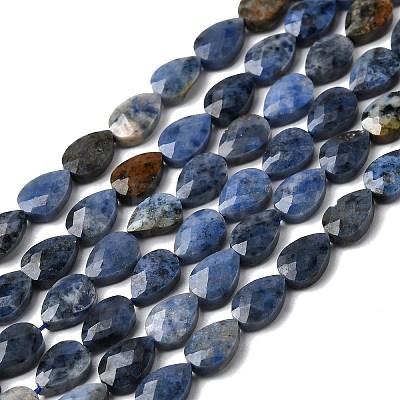 Natural Dumortierite Beads Strands G-B159-A04-1