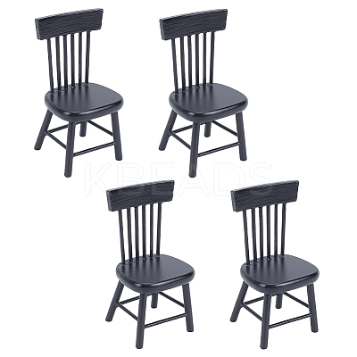 Mini Wood Chairs LS-AJEW-WH0041-76C-1