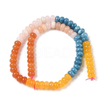 Gradient Color Natural White Jade Beads Strands G-NH0006-A06-01-1