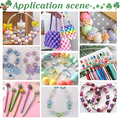 1 Set Mixed Style Acrylic and Resin Beads MACR-PH0001-56A-1