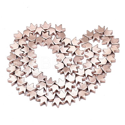 Electroplate Non-magnetic Synthetic Hematite Beads Strands G-S372-002-02-1