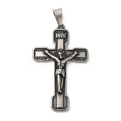 304 Stainless Steel Pendants STAS-Z045-02E-AS-1