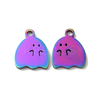 Ion Plating(IP) 304 Stainless Steel Charms STAS-H212-33MC-1