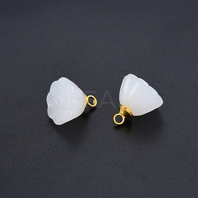 Glass Charms LS-PALLOY-P285-31G-02-1