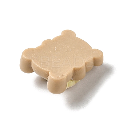 Opaque Resin Cartoon Bear Cabochons LS-RESI-G082-01D-1