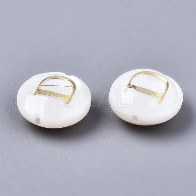 Natural Freshwater Shell Beads SHEL-S266-12D-1