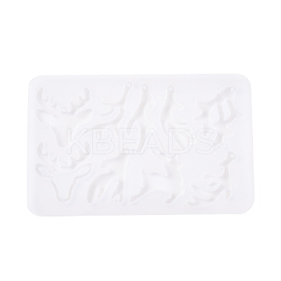 Christmas Pendants DIY Silicone Mold DIY-K073-19C-1