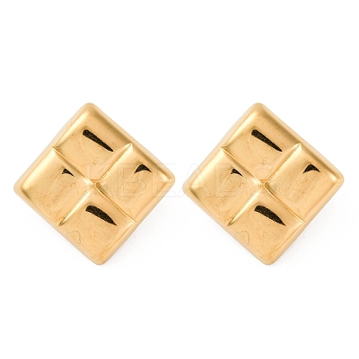 304 Stainless Steel Stud Earrings for Women EJEW-F357-03G-03-1