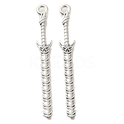 Tibetan Style Alloy Big Pendants FIND-G078-32F-AS-1