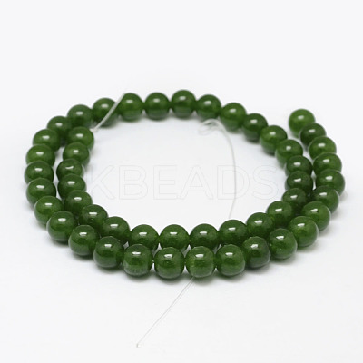 Natural TaiWan Jade Bead Strands X-G-F342-03-8mm-1