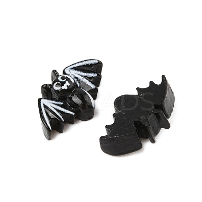 Halloween Theme Opaque Resin Cabochons CRES-M037-07D-1