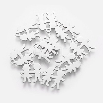 Tarnish Resistant 201 Stainless Steel Charms STAS-Q201-T415-1