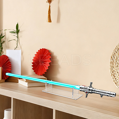 2Pcs 2 Colors Acrylic Single Sword Display Stands ODIS-GA0001-79-1