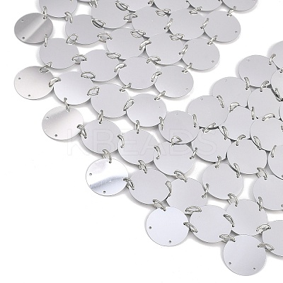 (Defective Closeout Sale: Scratched) Plastic Sequin Body Chain for Women AJEW-XCP0003-29-1