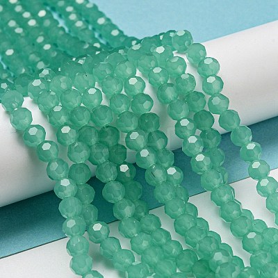 Imitation Jade Glass Beads Stands EGLA-A035-J6mm-D10-1