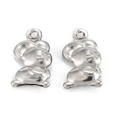 Non-Tarnish 316 Surgical Stainless Steel Pendants LS-STAS-C026-12P-1