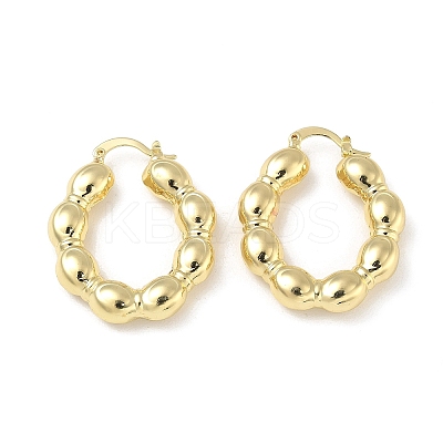 Brass Hoop Earrings for Women KK-CBAD851-41G-1