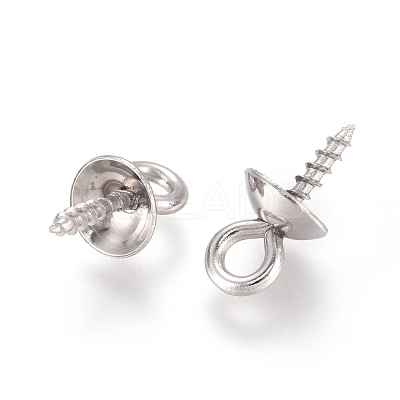 201 Stainless Steel Peg Bails Pendants STAS-TAC0002-30B-P-1
