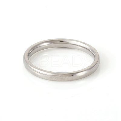 Tarnish Resistant 201 Stainless Steel Plain Band Rings LS-RJEW-G107-2mm-4-P-1