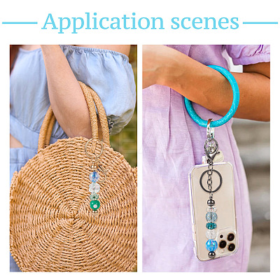 DIY Beadable Keychain Making Kit DIY-TA0006-01-1