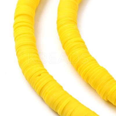 Handmade Polymer Clay Beads Strands CLAY-R089-8mm-Q035-1