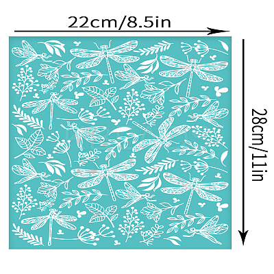 Self-Adhesive Silk Screen Printing Stencil X1-DIY-WH0338-260-1