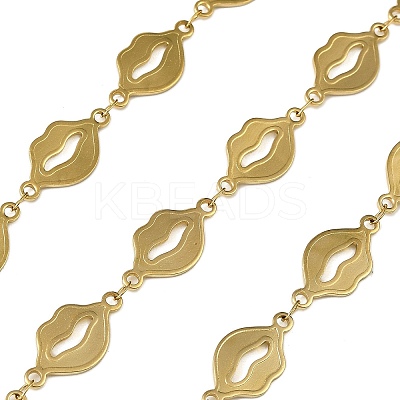 304 Stainless Steel Lip Link Chains CHS-H114-05G-1