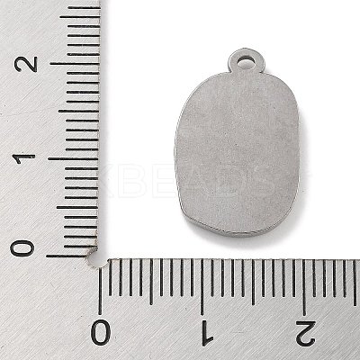 Anti-Tarnish 304 Stainless Steel Pendants STAS-D197-06P-1